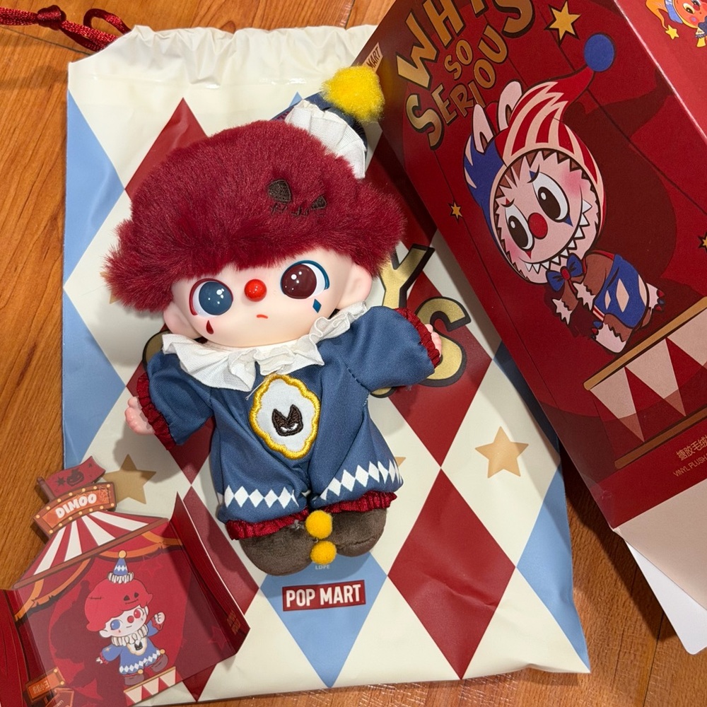 Popmart Why So Serious Plush Pendant / Flame Clown